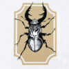 Sacred Beetle Art Print Made in Berlin by Ivan Duso Antikapratika, Tattoo inspired art
