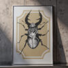 Tattoo Beetle print digital by Ivan Duso italian tattoo artist based in Berlin, designer at ANTIKAPRATIKA